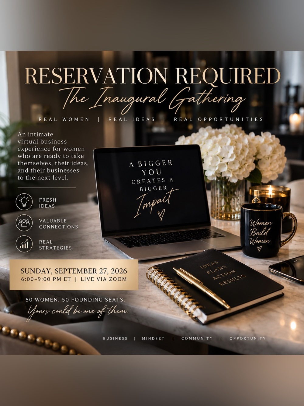 RESERVATION REQUIRED | The Inaugural Gathering ✨